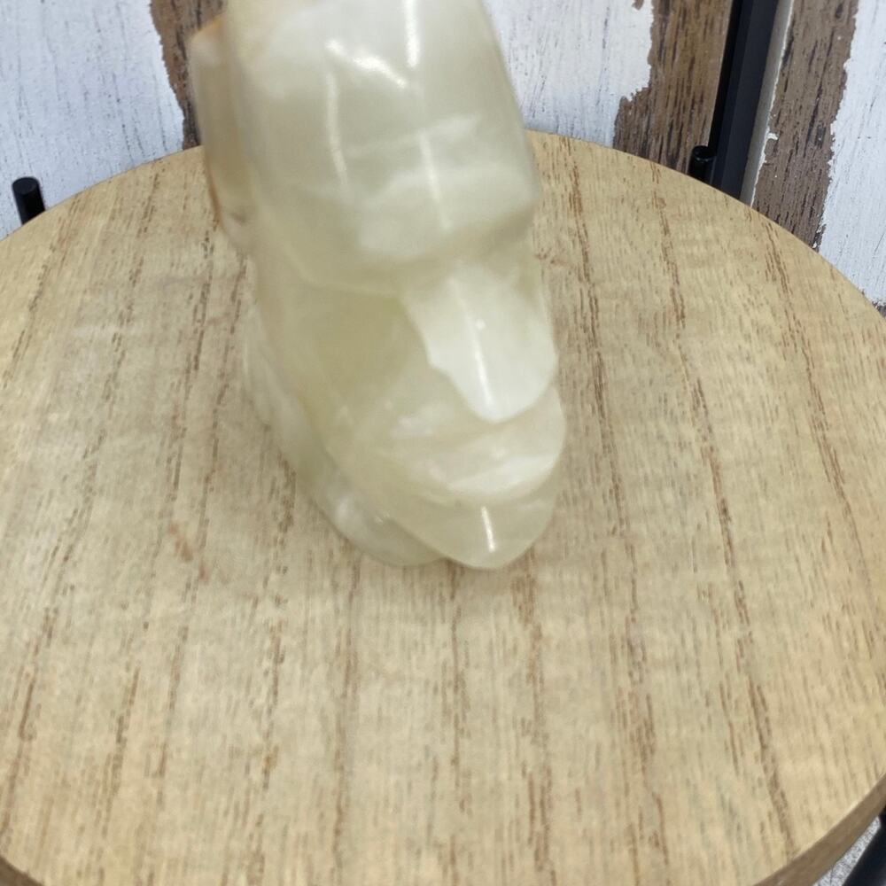 Onyx Marble Face Statue Figurine Souvenir Stone Mountain Park Georgia 3”
